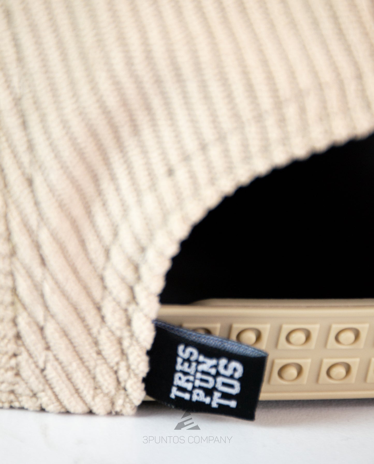 Gorra 5 Paneles Beige Pana