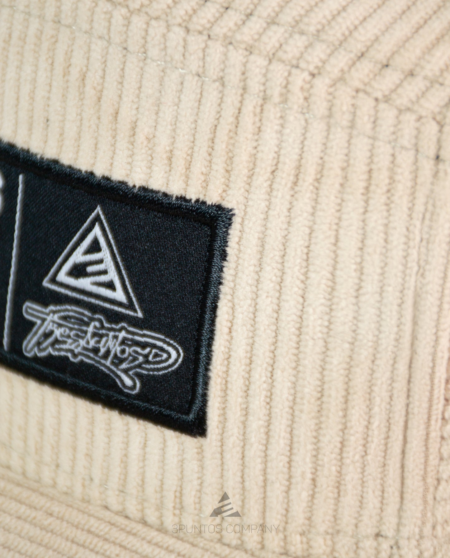 Gorra 5 Paneles Beige Pana