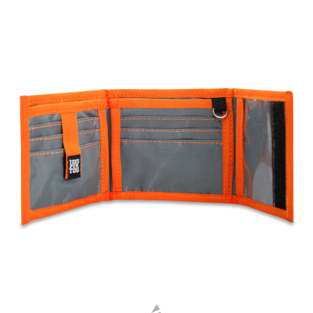 Billetera Inco Gris - Naranja - 3PUNTOS