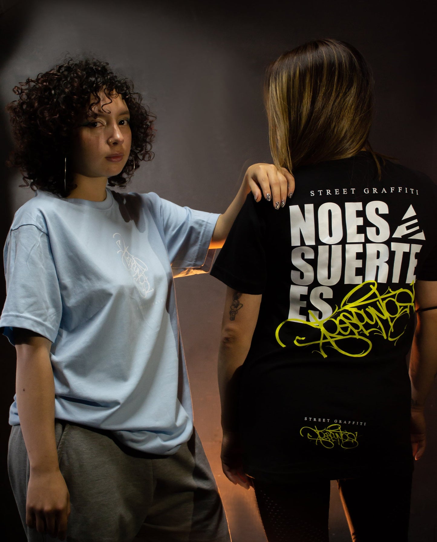 Camiseta Algodón - No es suerte, es 3Puntos azul - 3PUNTOS