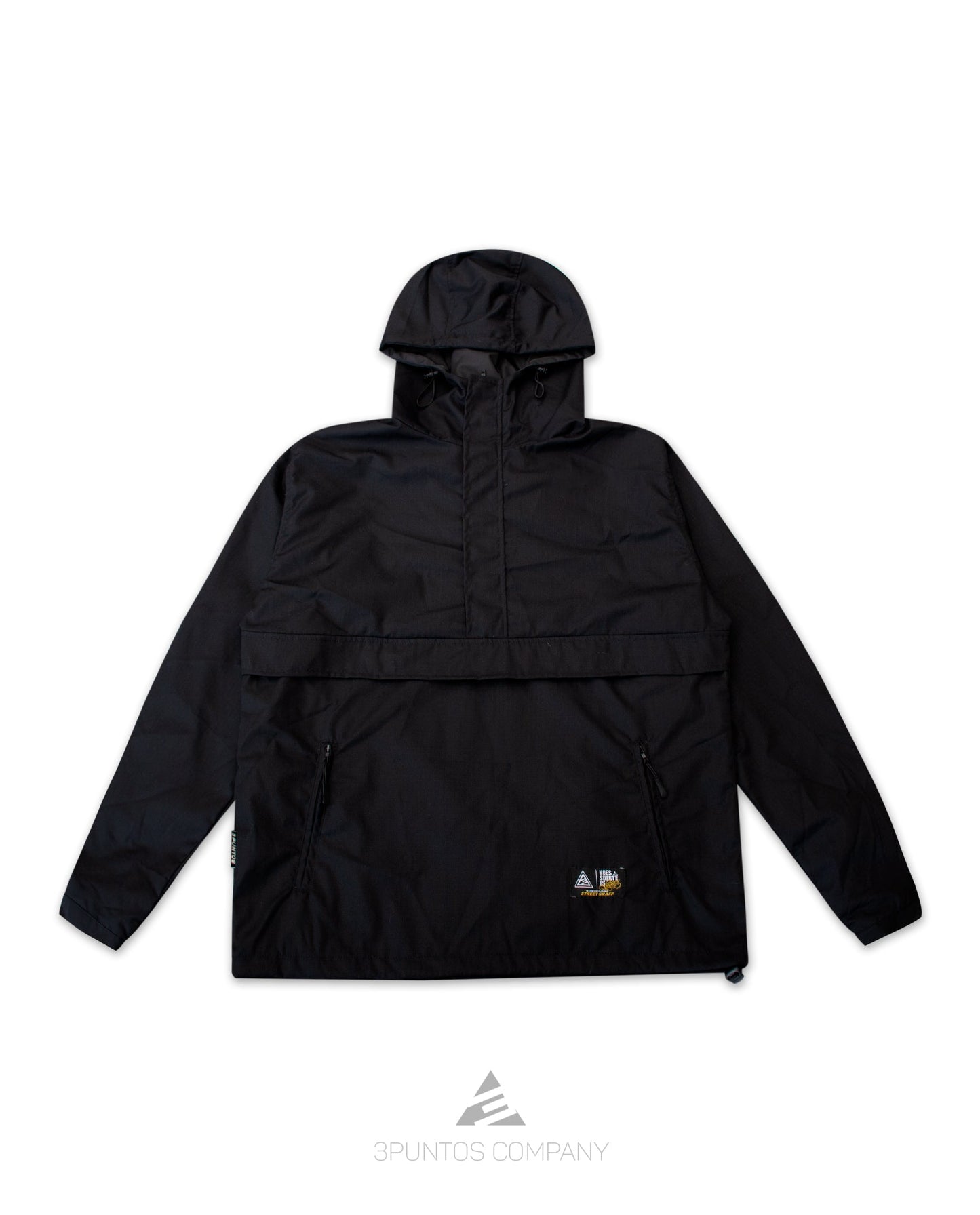 Chaqueta Canguro - Ripstop Negra - 3PUNTOS