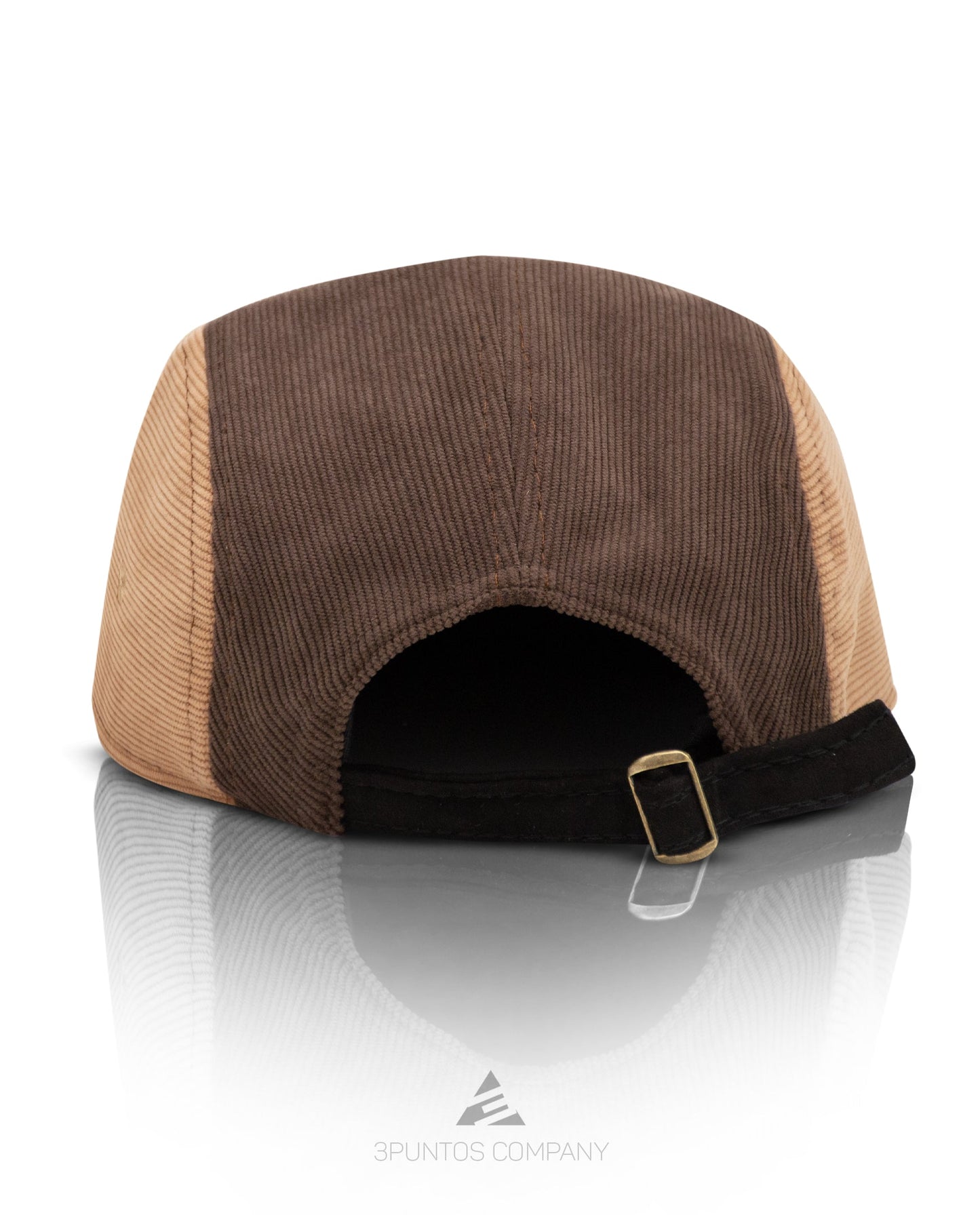 Gorra 5 Paneles Café claro - Café oscuro Pana - 3PUNTOS