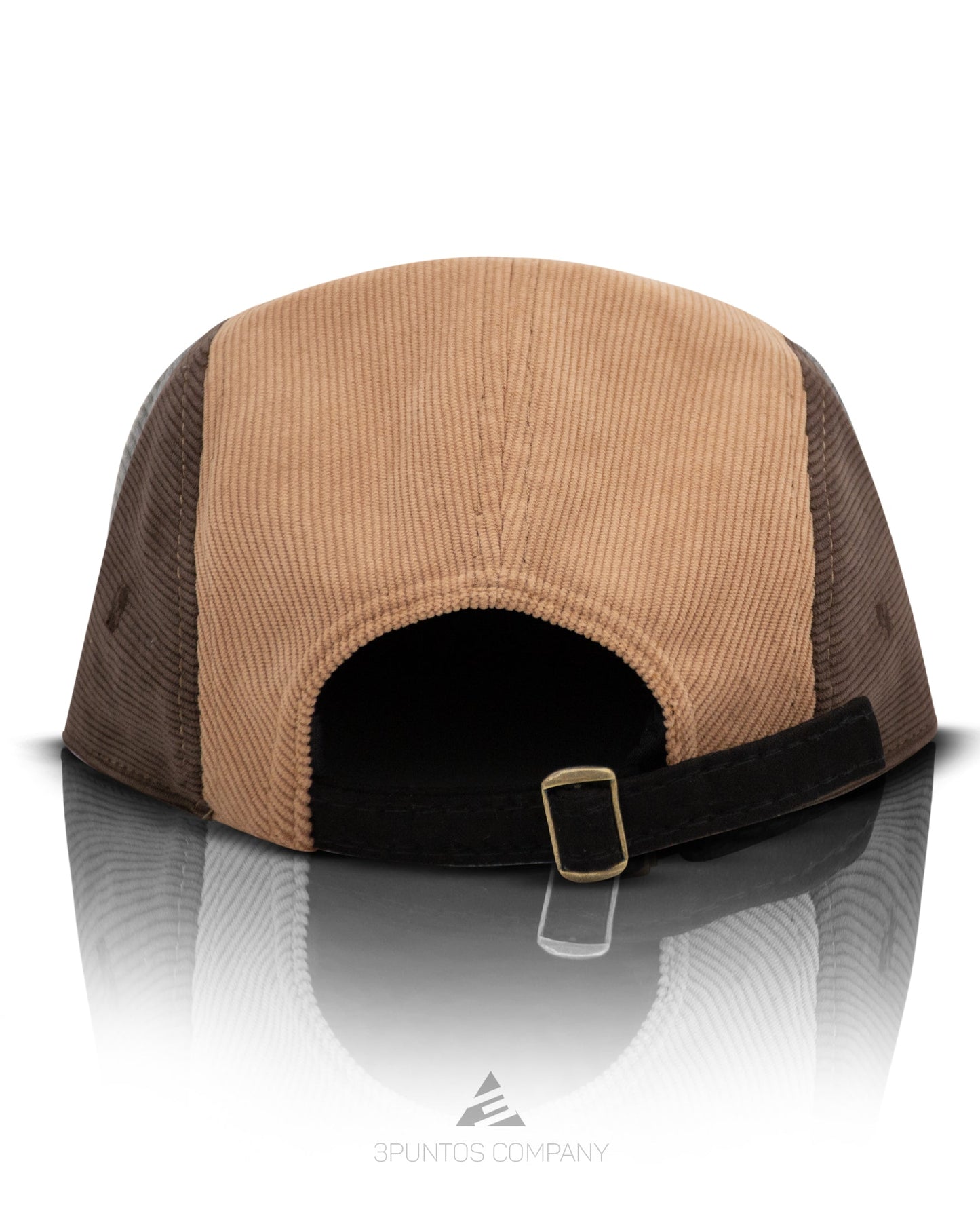 Gorra 5 Paneles Café oscuro - Café claro Pana - 3PUNTOS