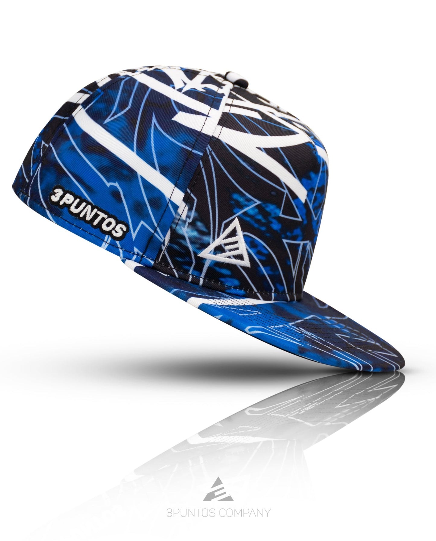 Gorra Plana - Graffiti Azul - 3PUNTOS