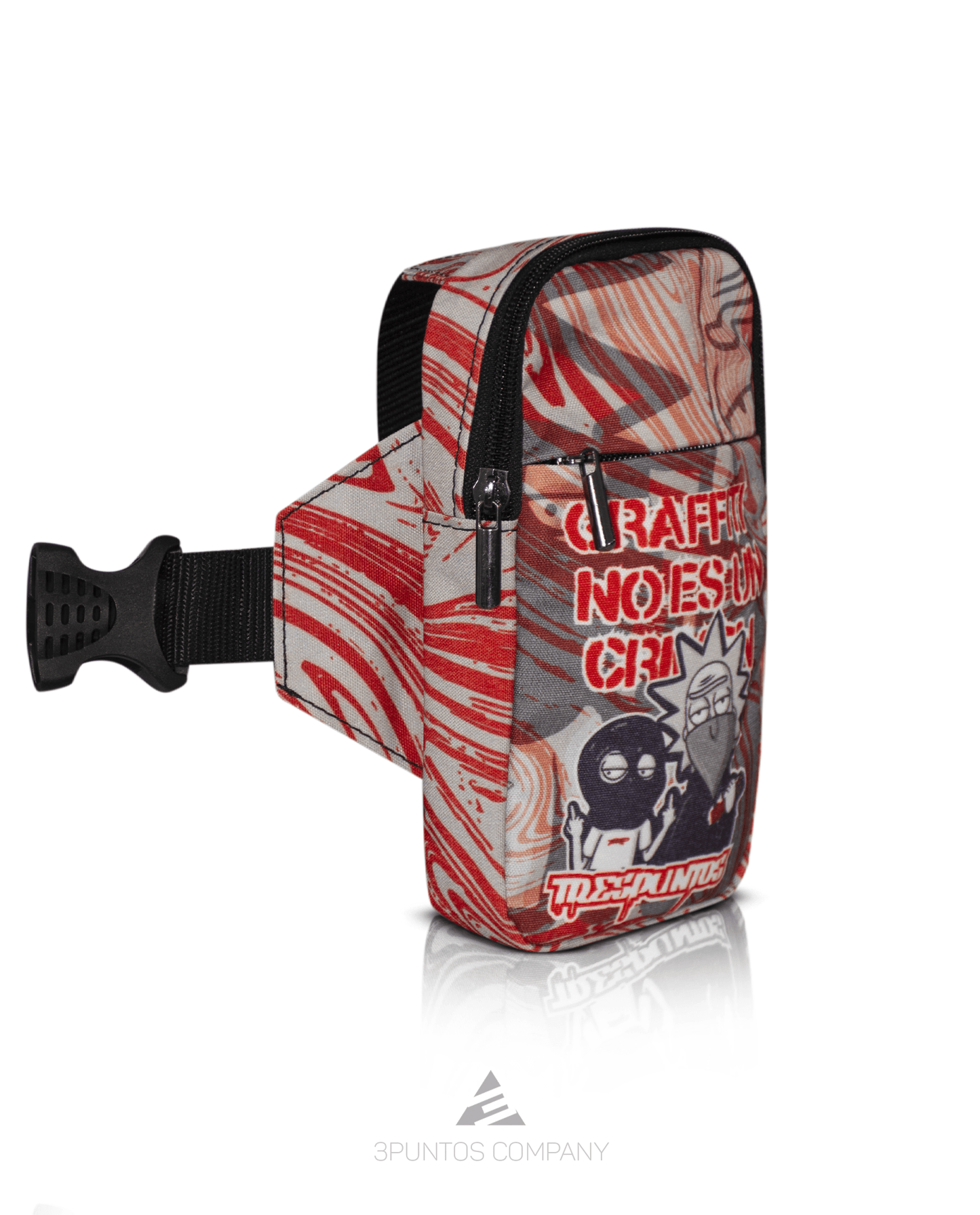 Koala Graffiti Rick y Morty rojo - 3PUNTOS