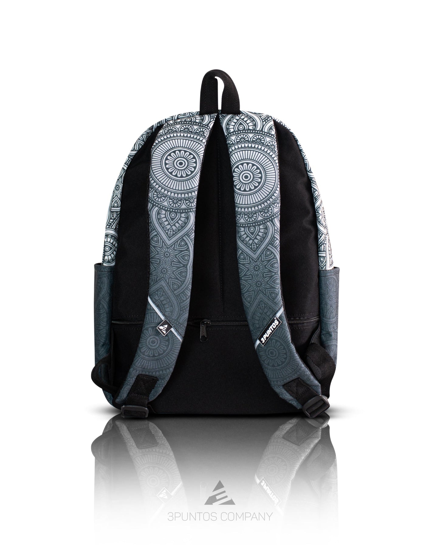 Morral Clásico 3Puntos Mándalas Blancas - 3PUNTOS