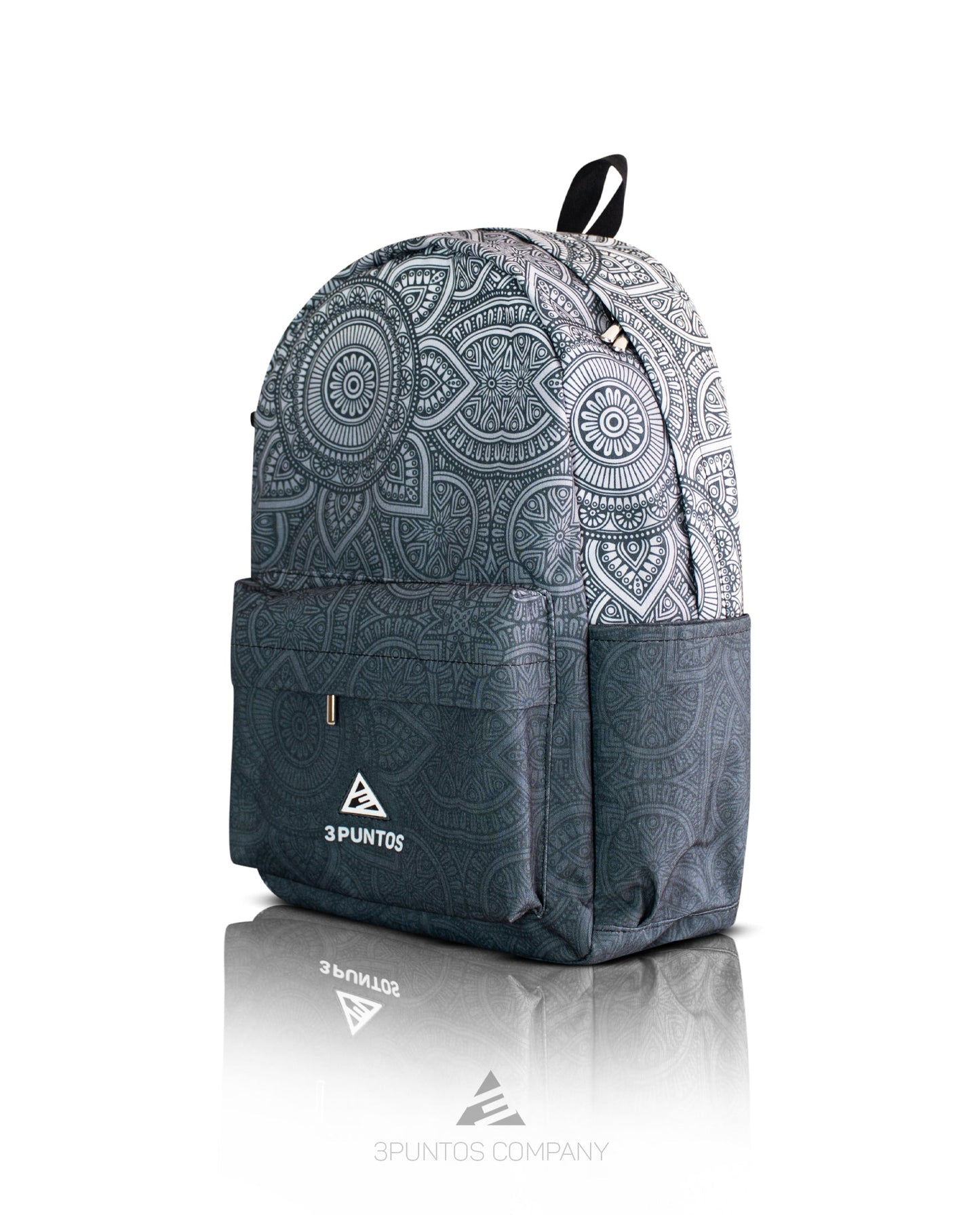 Morral Clásico 3Puntos Mándalas Blancas - 3PUNTOS