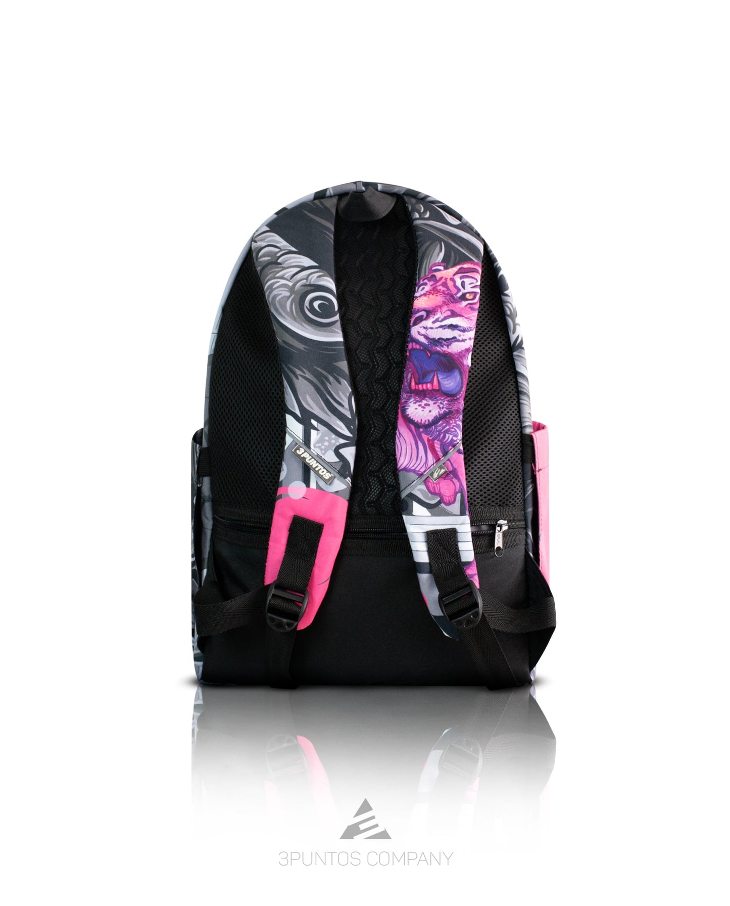 Morral Fusión Tigre Lila - Gris - 3PUNTOS