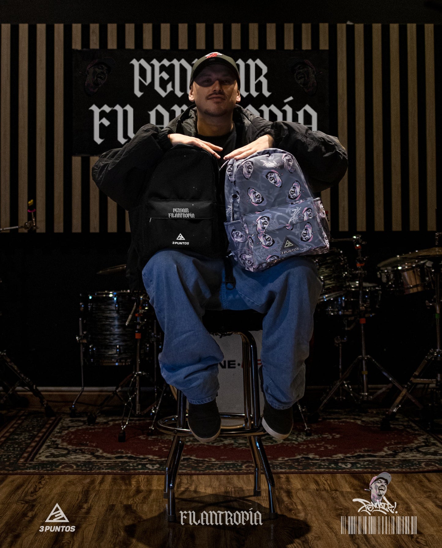 Morral Penyair - Filantropía Negro - 3PUNTOS
