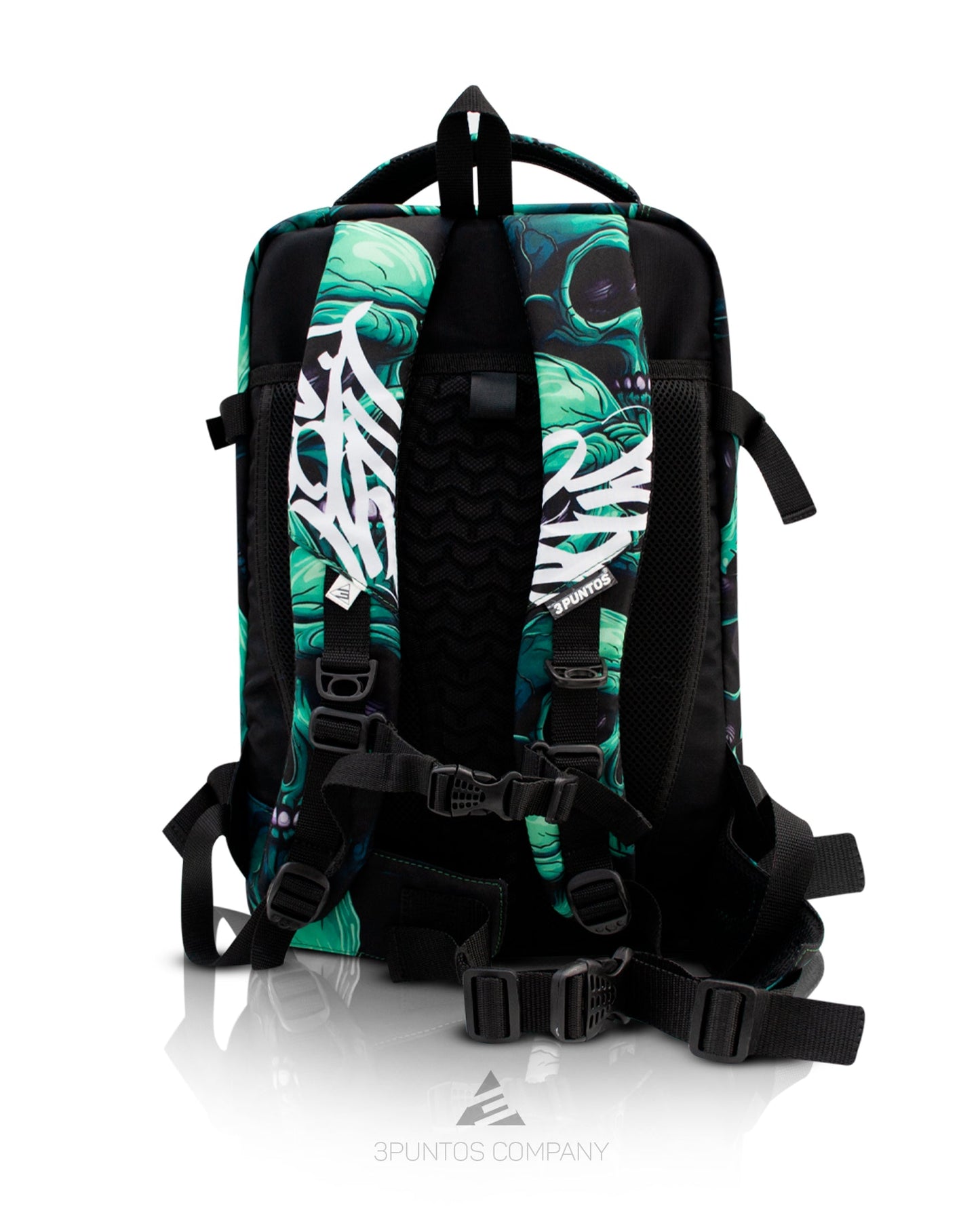 Morral Táctico - Calaveras Verdes - 3PUNTOS