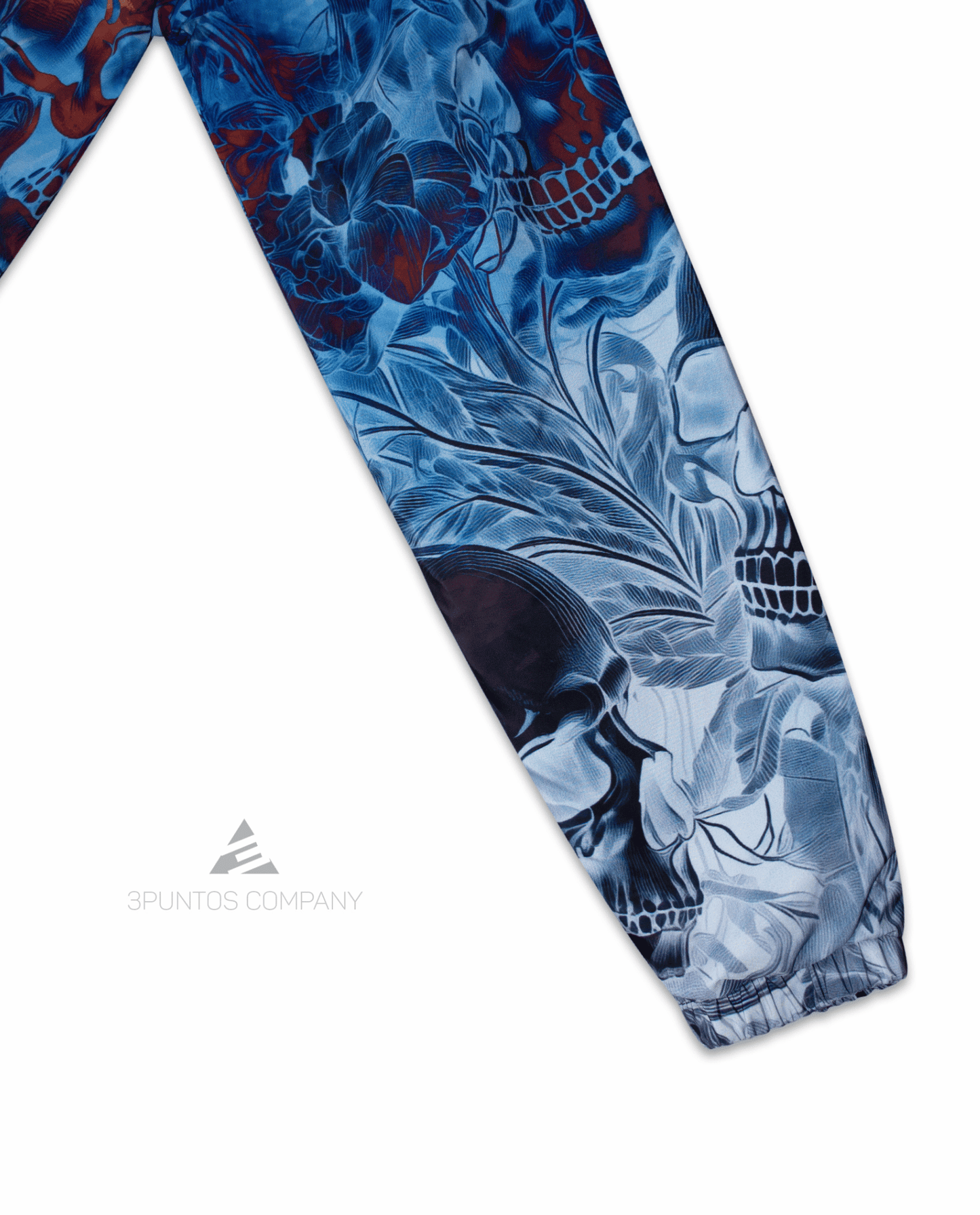 Rompe Vientos Sublimada Calaveras Negativas - 3PUNTOS