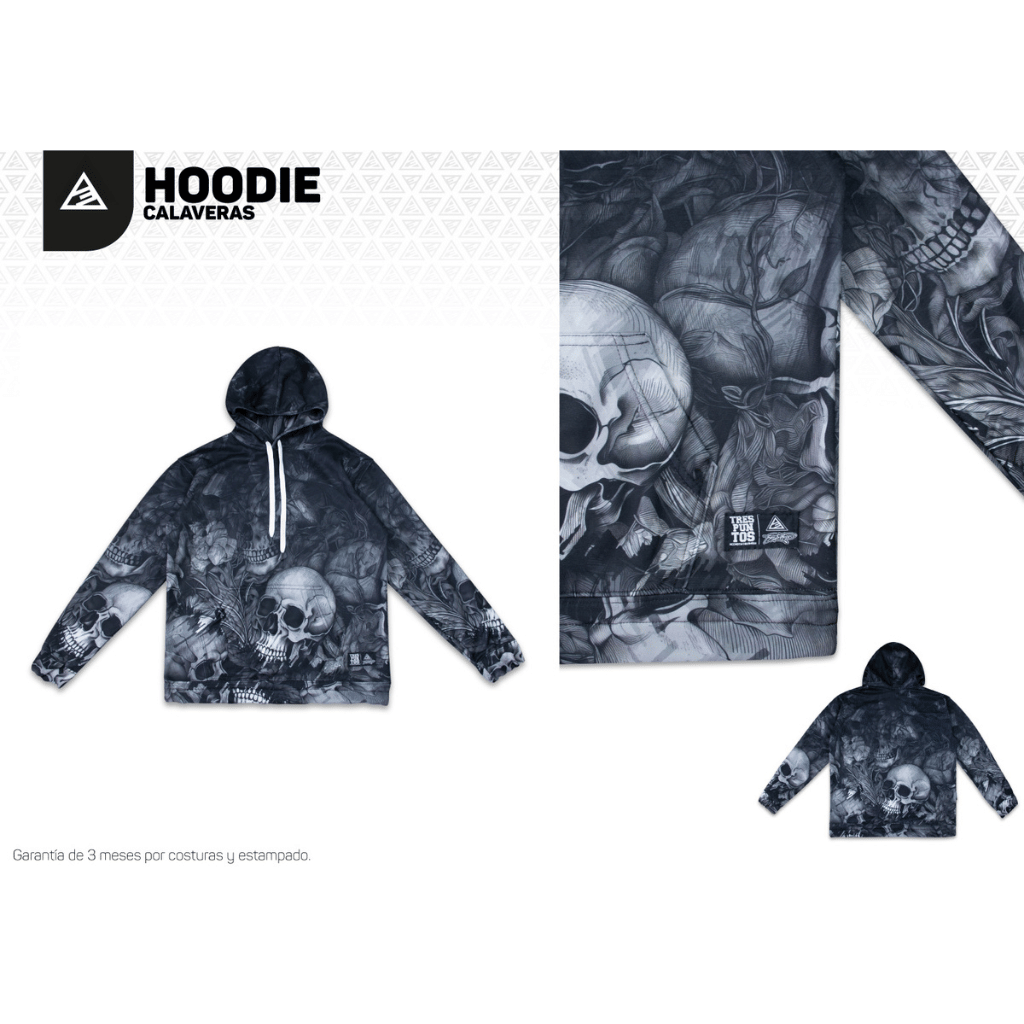 Hoodie Calaveras Humo