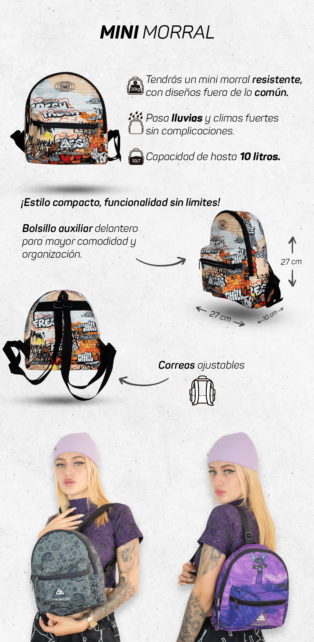 Adbusting Mini Graff Mini Morral Graff Fresh – 3PUNTOS