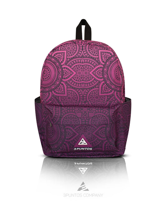 Morral Clásico Mándalas Rosa