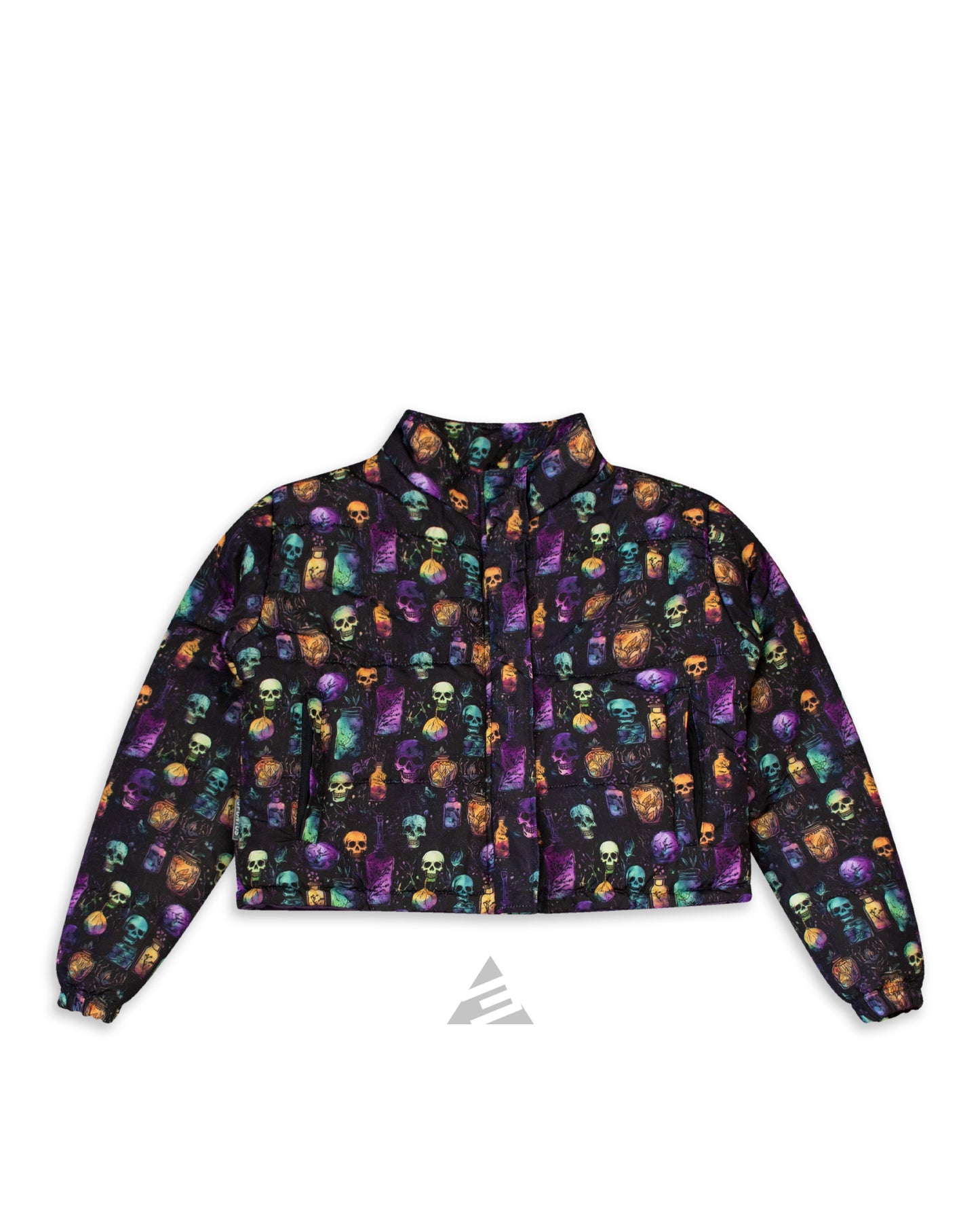 Chaqueta Mujer Doble Faz Acolchada -  Calaveras