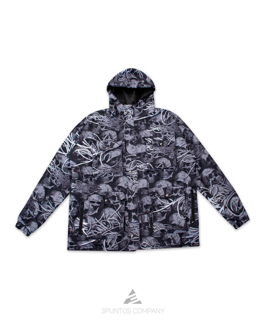 Parka Doble Calaveras Tags