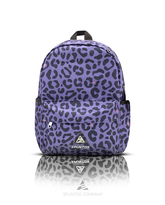 Morral Clásico - Animal Print Violeta