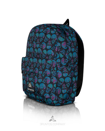 Morral Clásico Calaveras Moradas