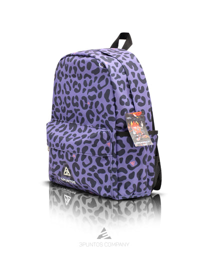 Morral Clásico - Animal Print Violeta