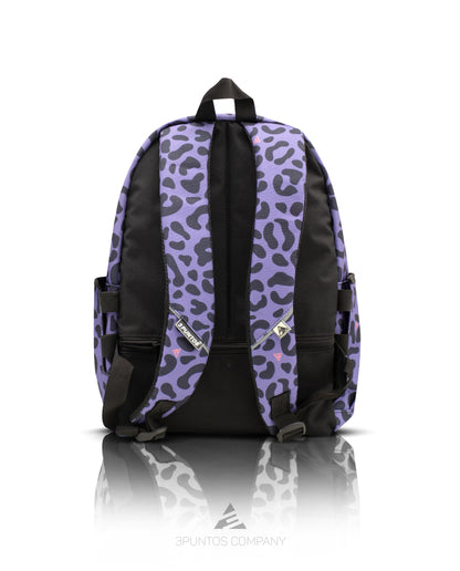 Morral Clásico - Animal Print Violeta