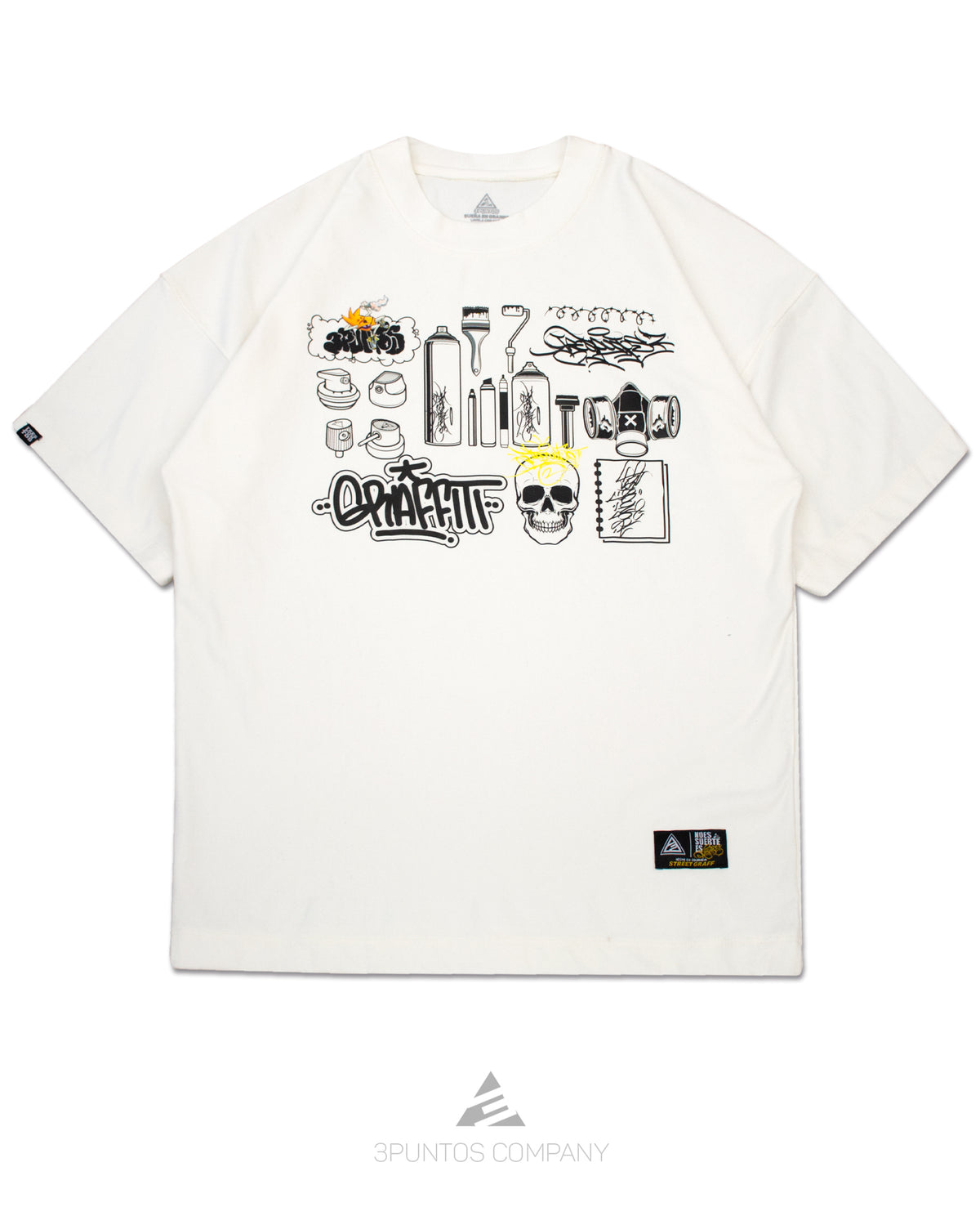 Camiseta Oversized  - Street Pattern
