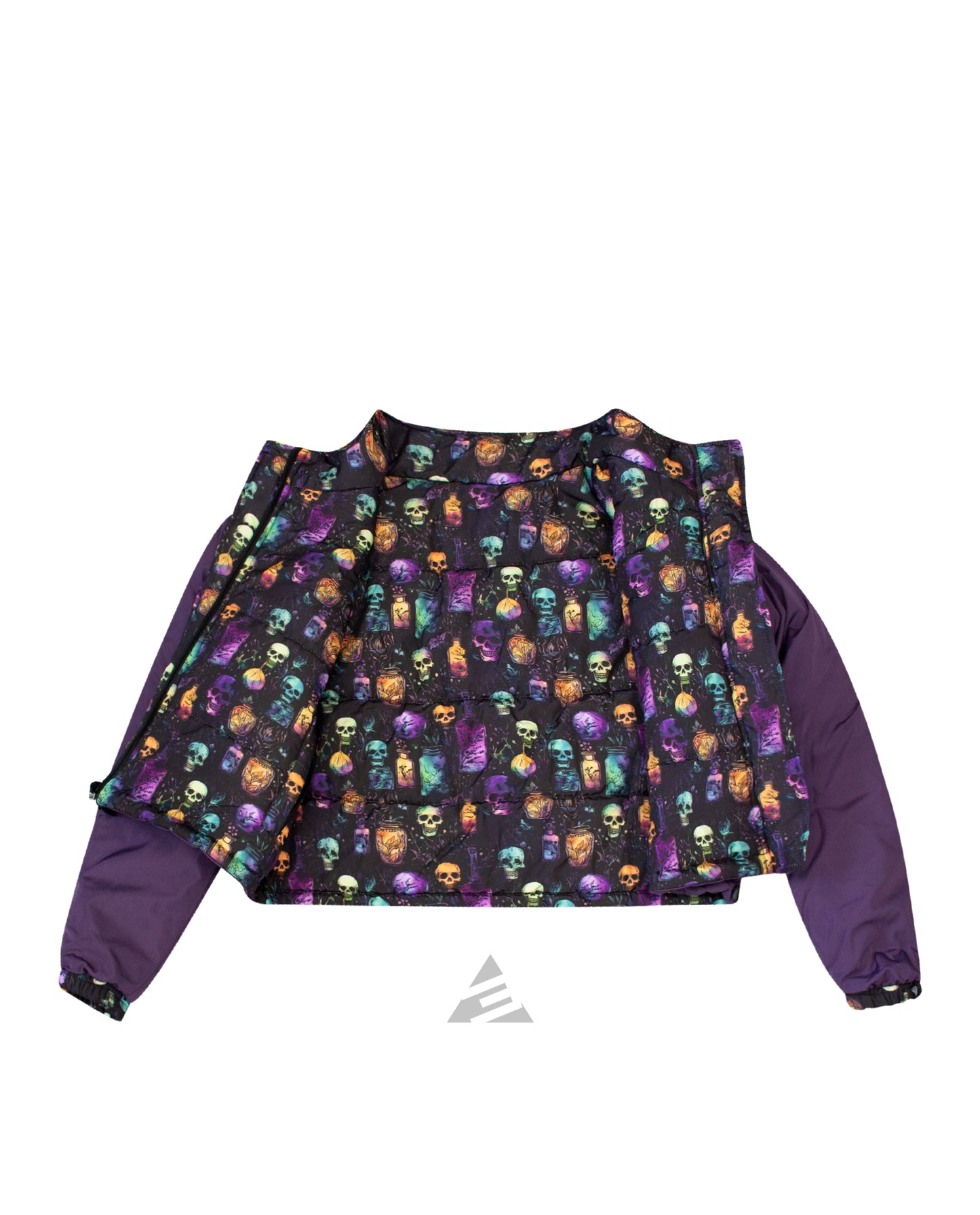 Chaqueta Mujer Doble Faz Acolchada -  Calaveras