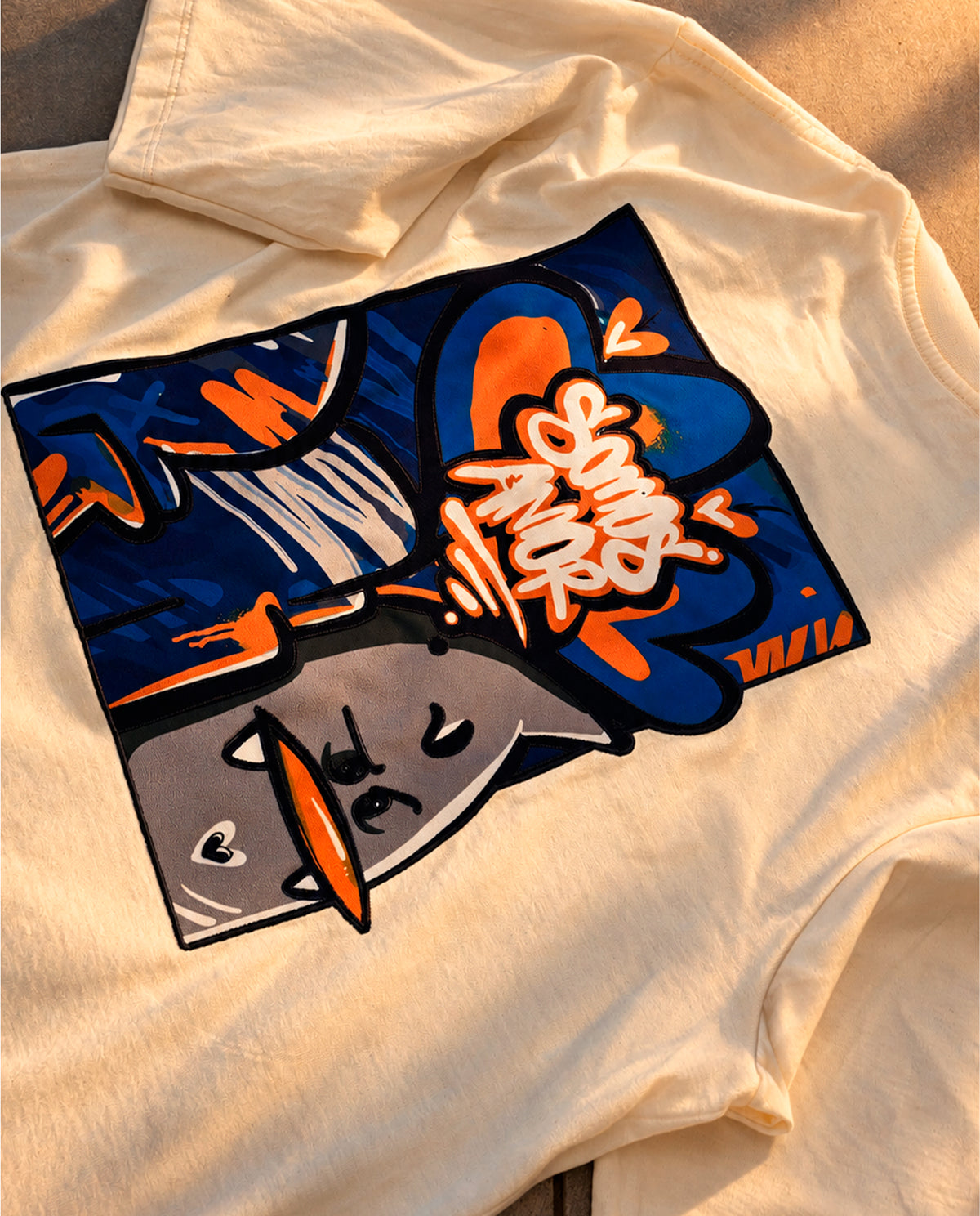 Camiseta Oversized - Somos Amor Bordada
