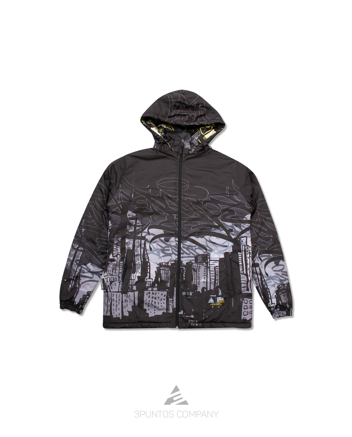 Chaqueta Doble Faz Puff - Batman Gotica