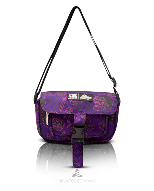 Bolso Scrap - Calaveras Purpura