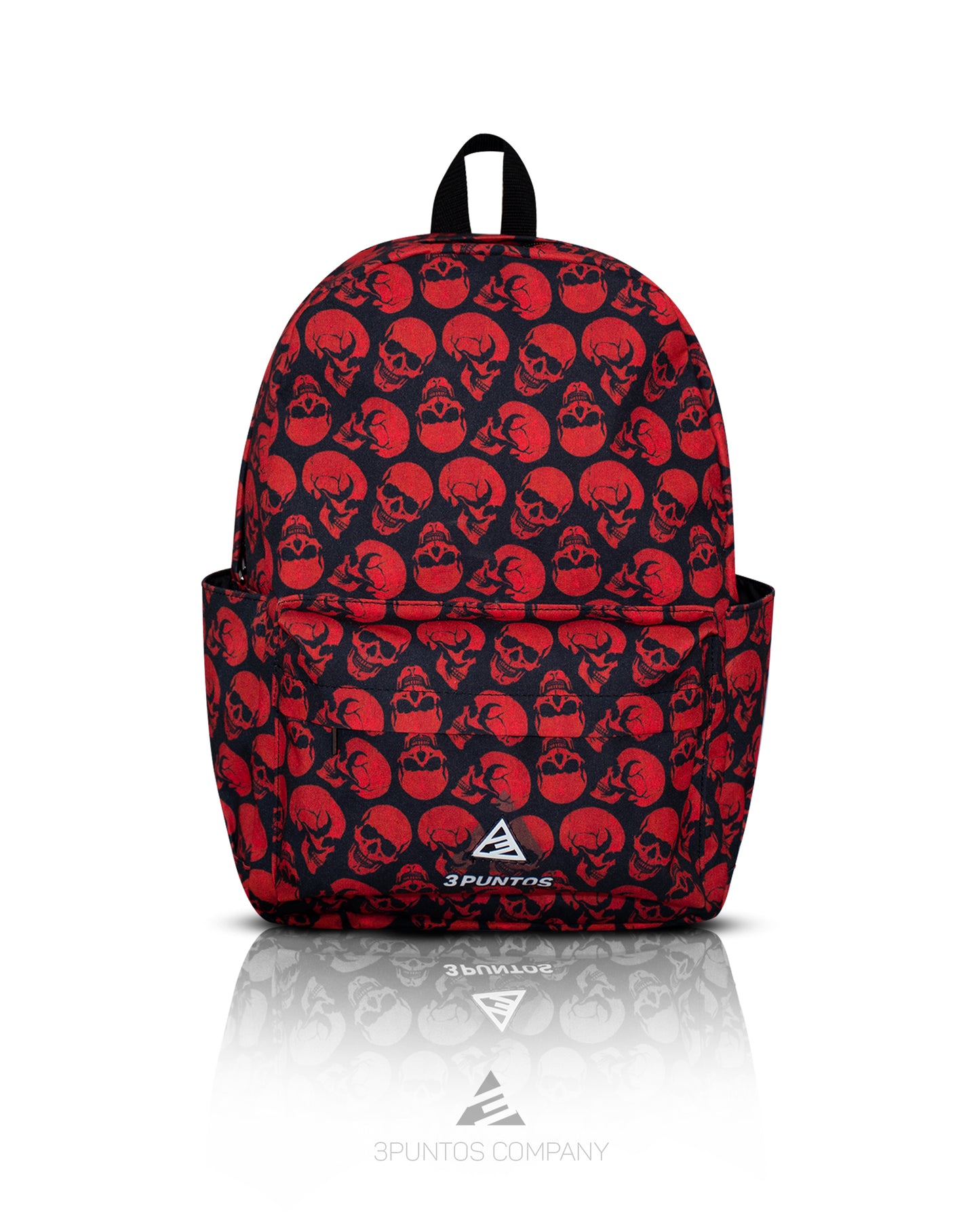 Morral Clásico Calaveras Rojas