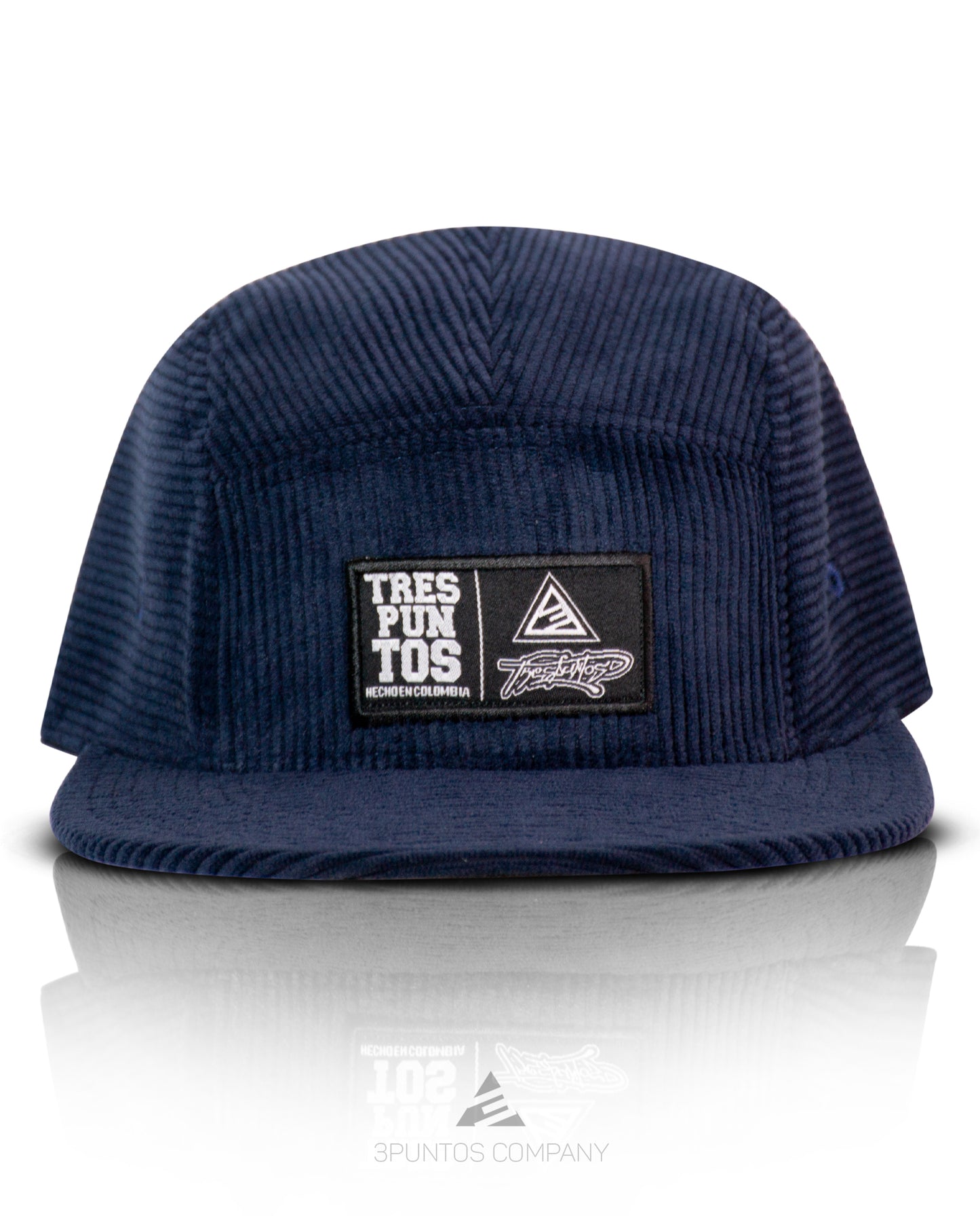 Gorra 5 Paneles Azul Pana