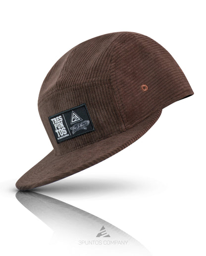 Gorra 5 Paneles Café Pana