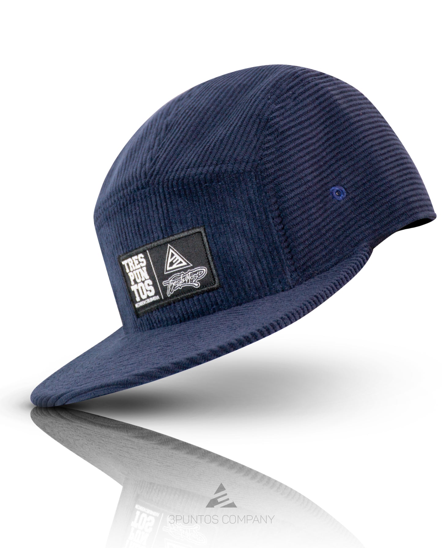 Gorra 5 Paneles Azul Pana