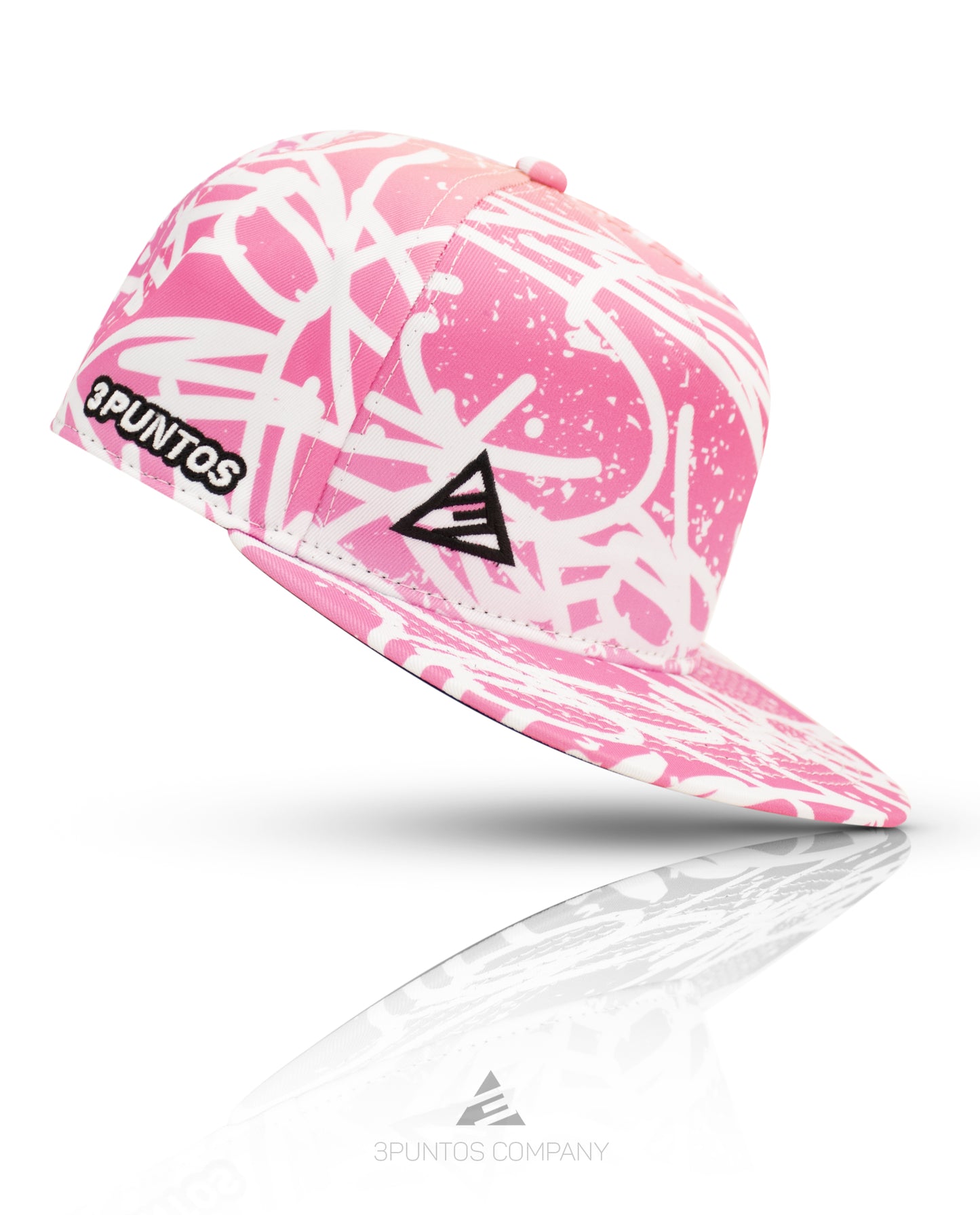 Gorra Plana - Graffiti Rosa