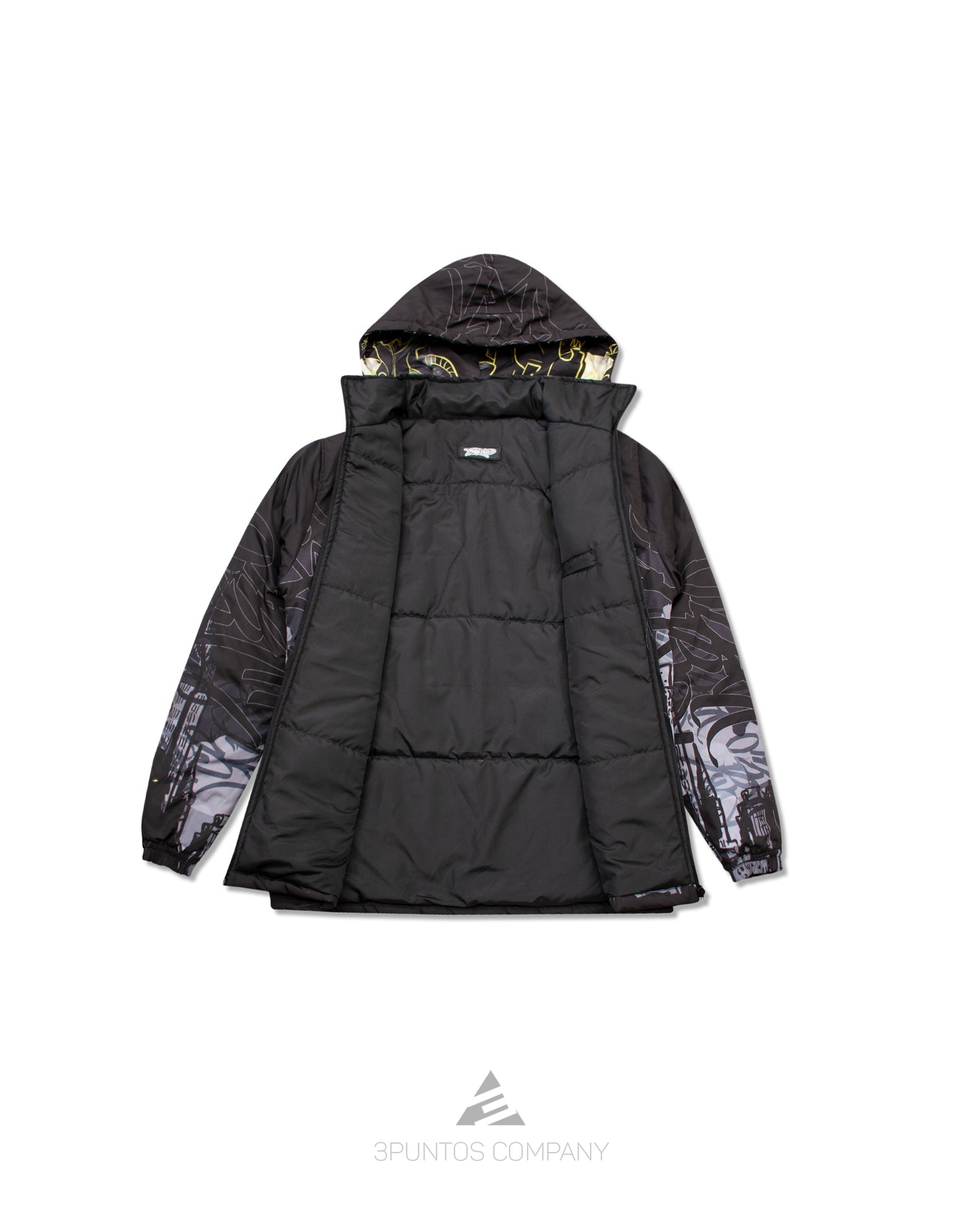 Chaqueta Doble Faz Puff - Batman Gotica