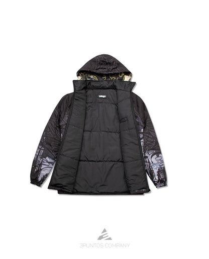 Chaqueta Doble Faz Puff - Batman Gotica