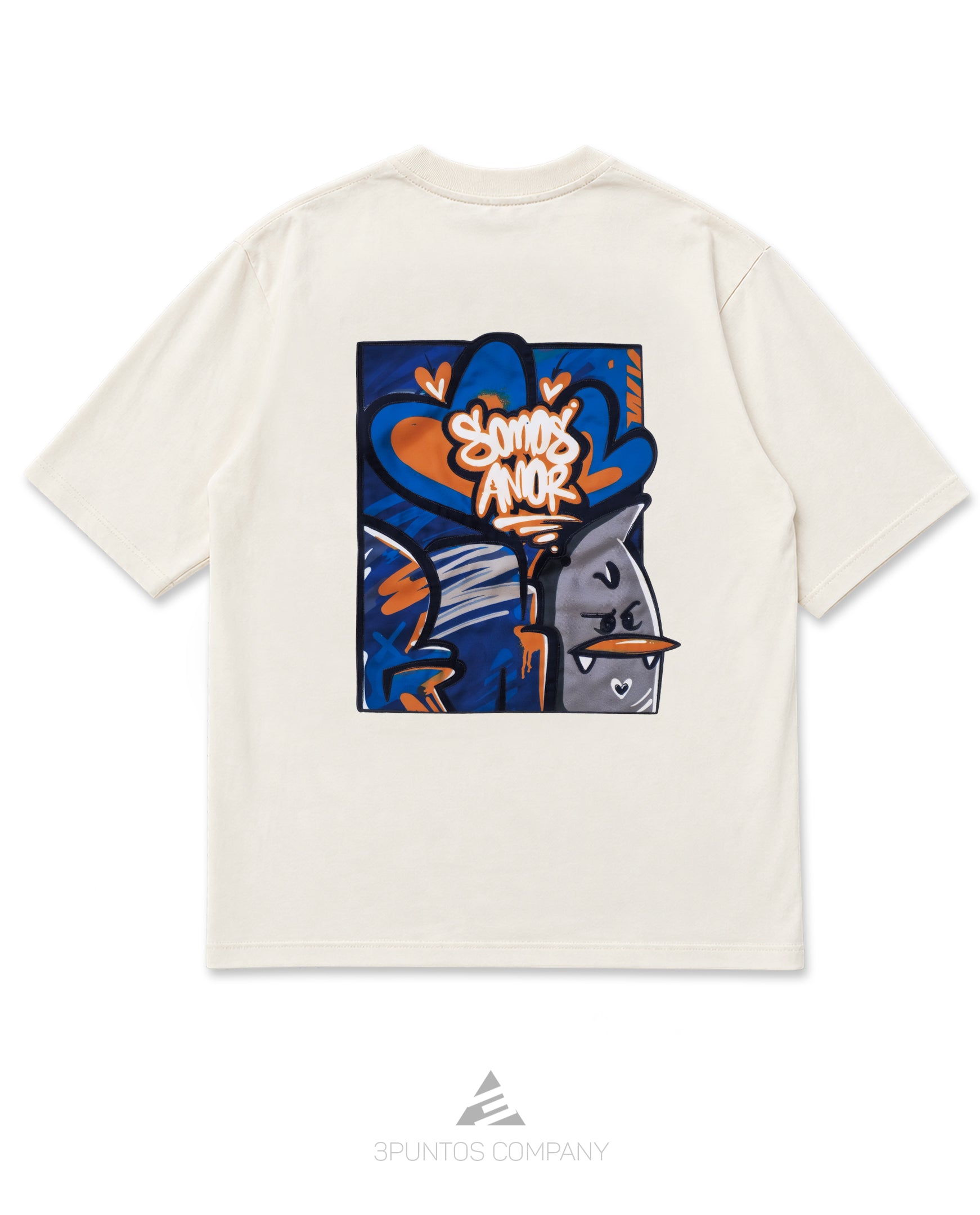 Camiseta Oversized - Somos Amor Bordada