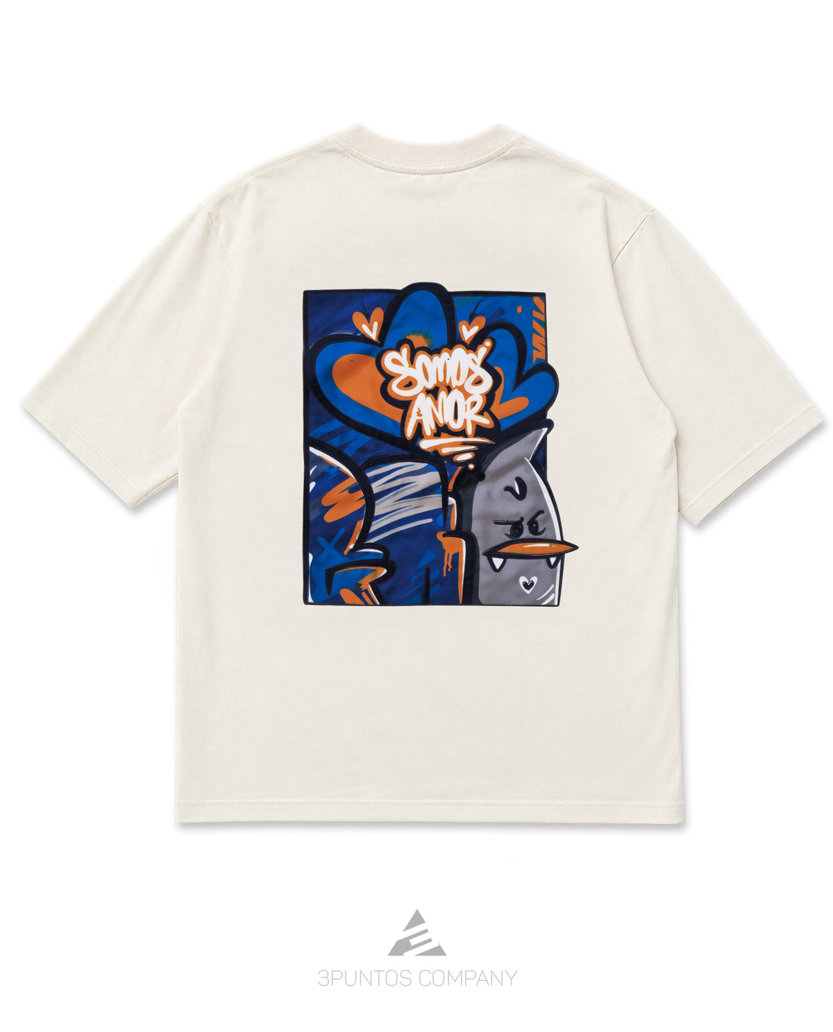 Camiseta Oversized - Somos Amor Bordada