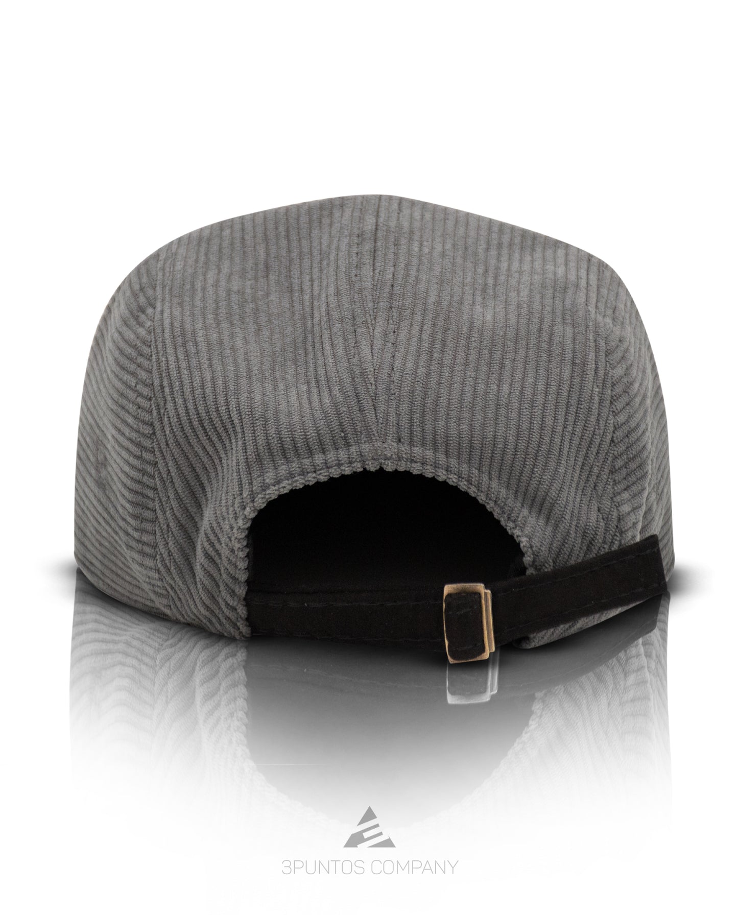 Gorra 5 Paneles Gris Pana