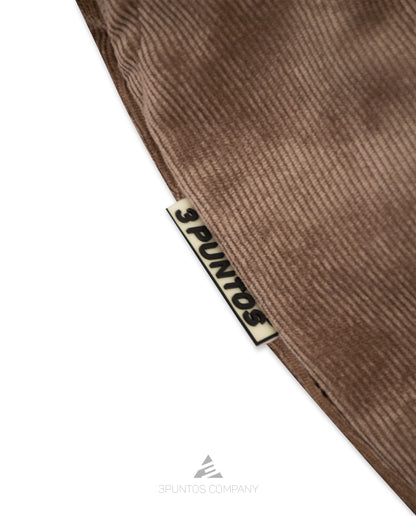 Pantalón Convertible Pana - Café