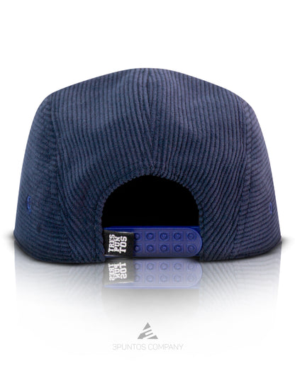 Gorra 5 Paneles Azul Pana