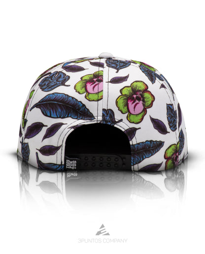 Gorra Plana - Skull Leaves