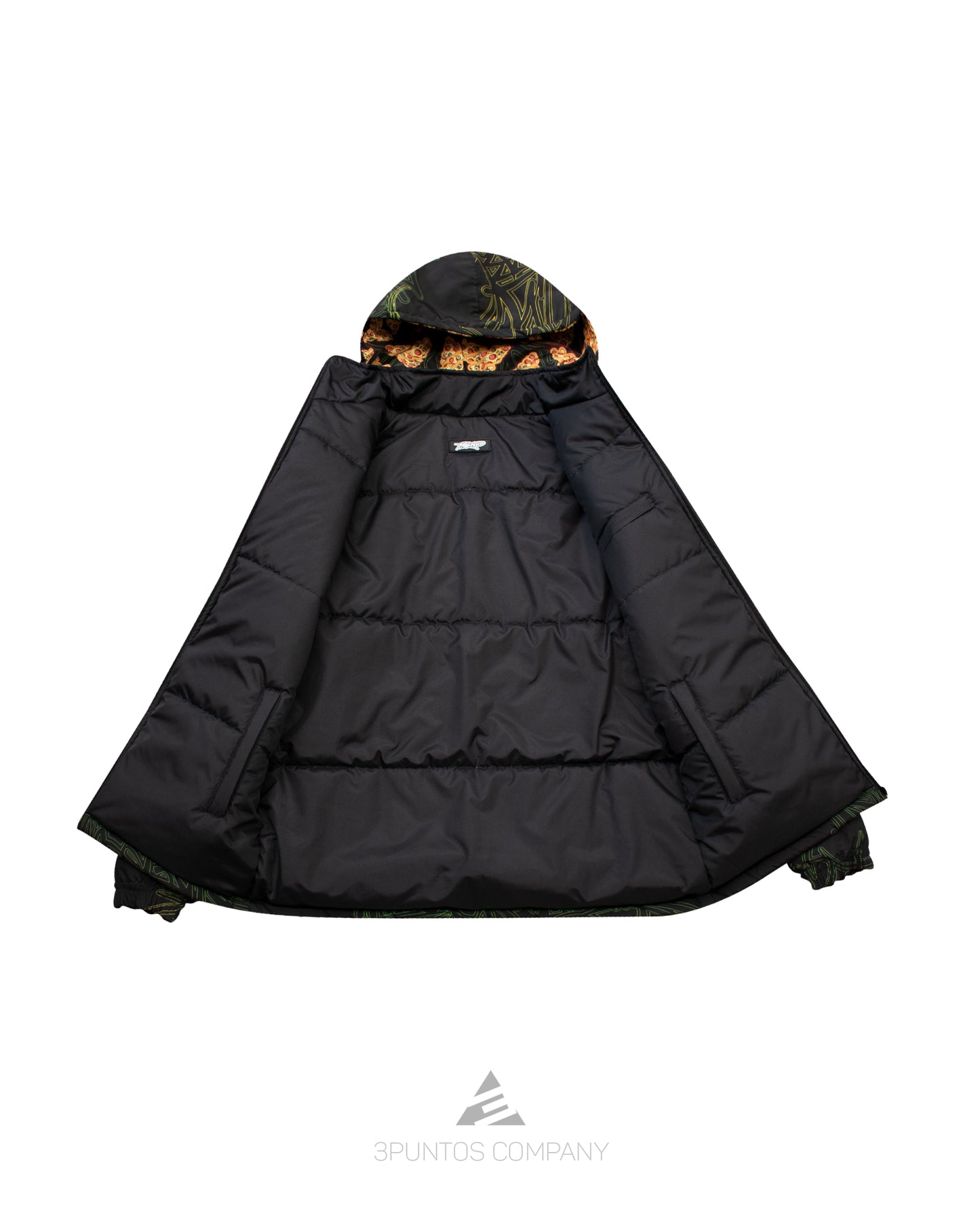 Chaqueta Doble Faz Puff - Tortugas ninja