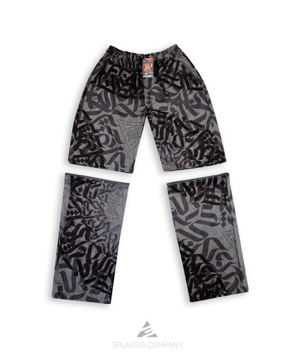 Pantalón Convertible Pana - Dark