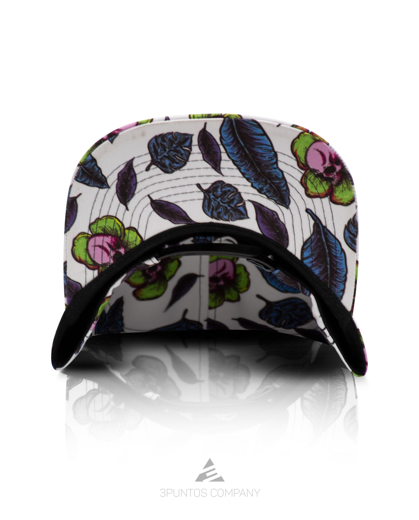 Gorra Plana - Skull Leaves