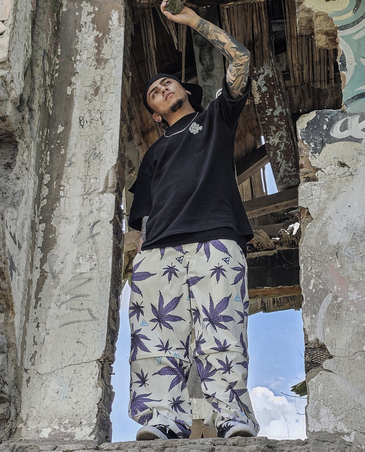 Pantalón Convertible Pana - Weed