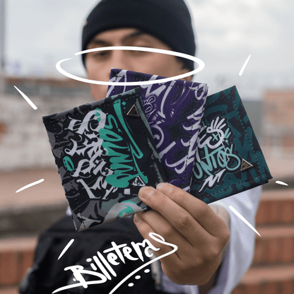 Billetera Clasic 3Puntos Graff Azul - 3PUNTOS