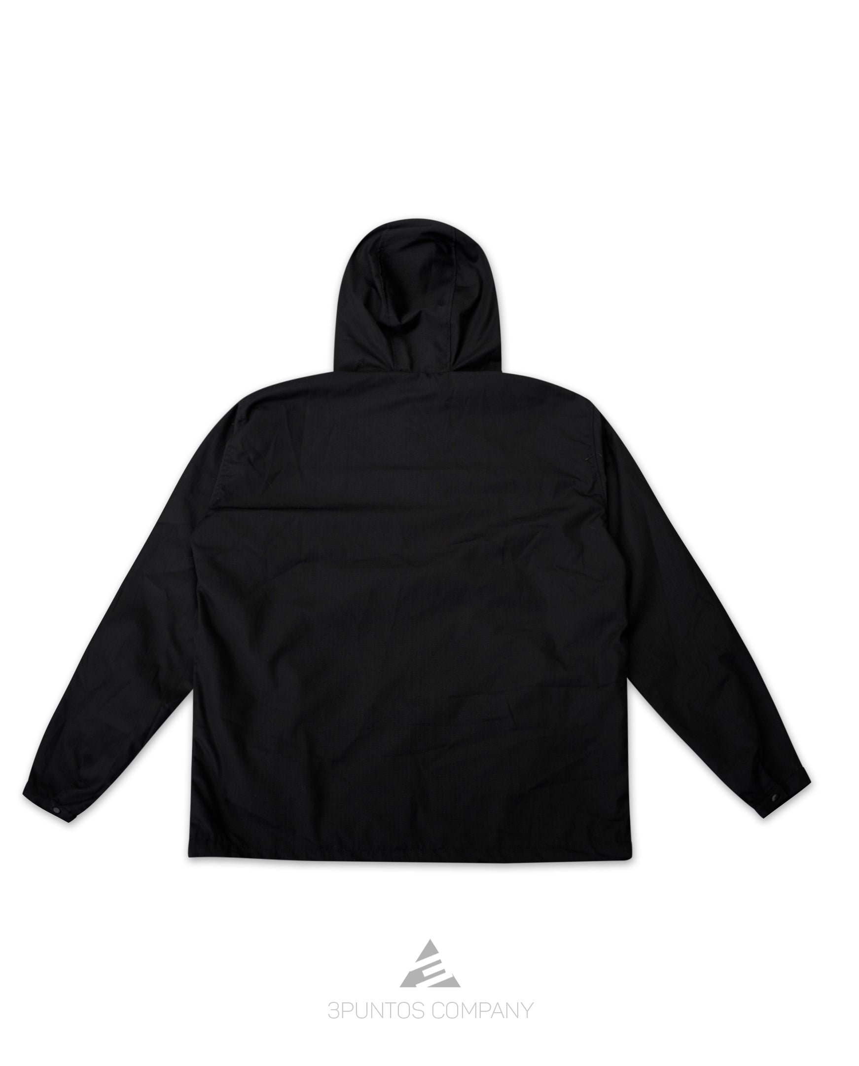 Chaqueta Canguro - Ripstop Negra - 3PUNTOS