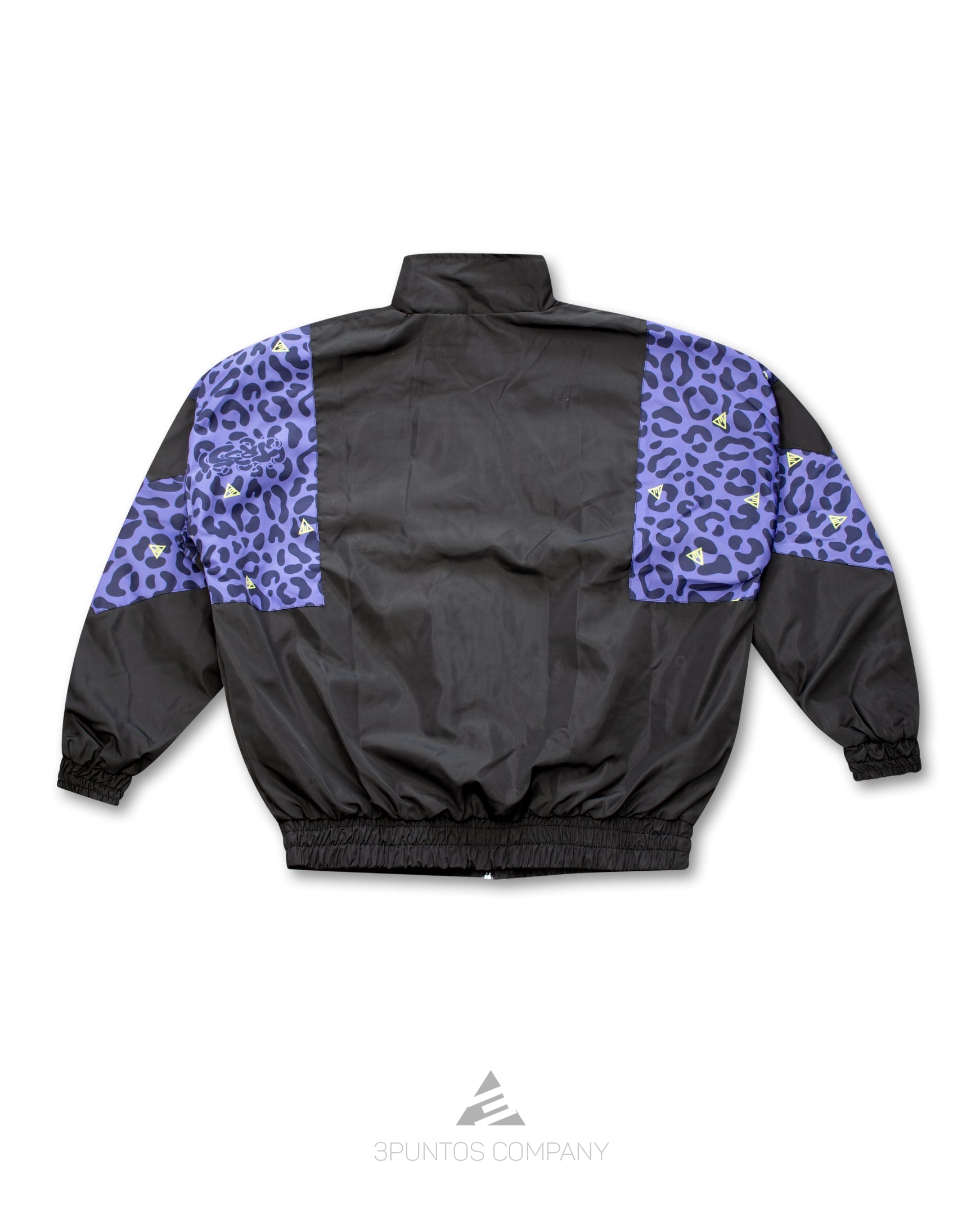 Chaqueta Crop Top Negro - Leopardo Mujer - 3PUNTOS