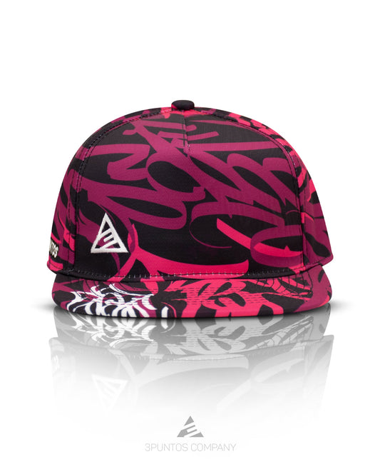 Gorra Plana - Graffiti Purpura - 3PUNTOS